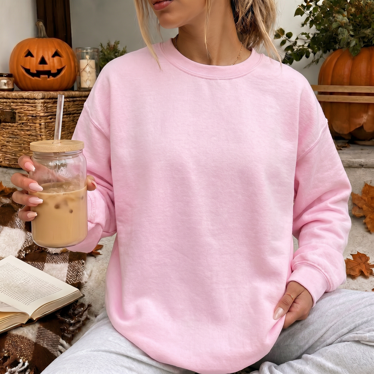 Embroidered Drippy MAMA Lace Sweatshirt
